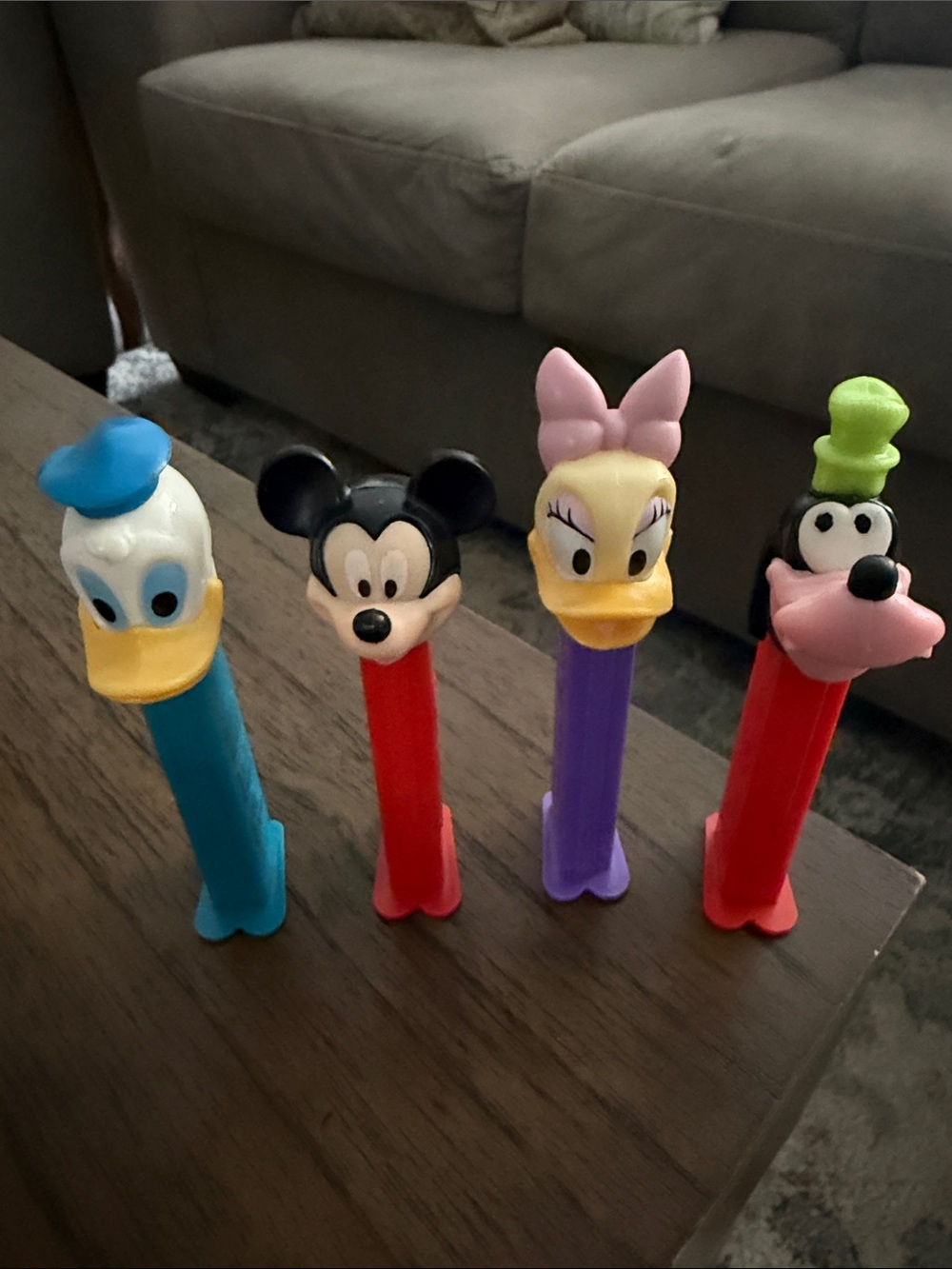 Disney PEZ Dispenser Set Donald Duck Mickey Mouse Daisy Duck Goofy 4-Piece